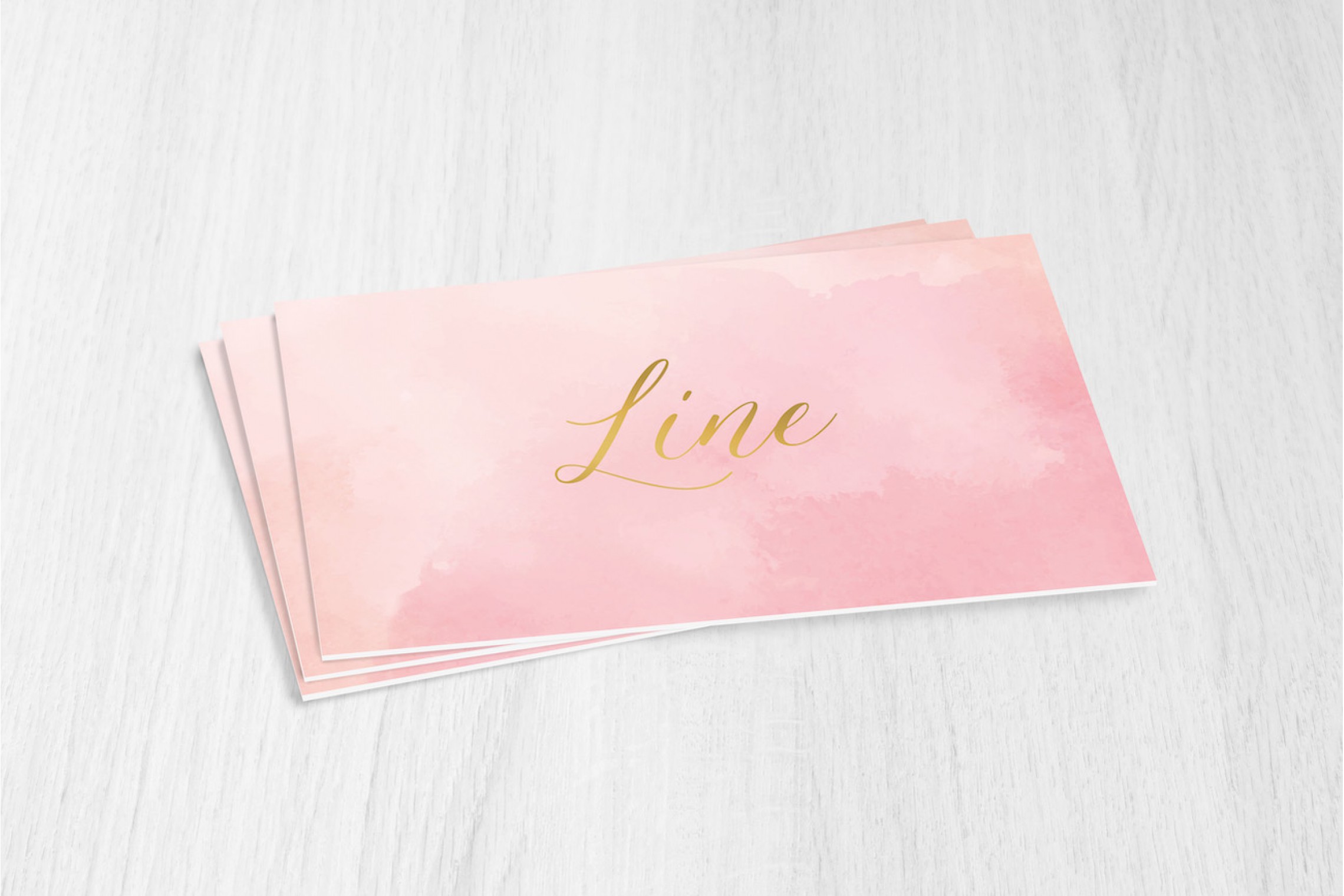 Roze aquarel
